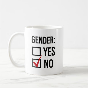 Gender Yes or No Coffee Mug