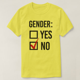 Gender Yes or No T-Shirt
