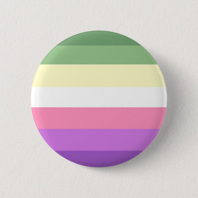 Genderfae pride button (Front)