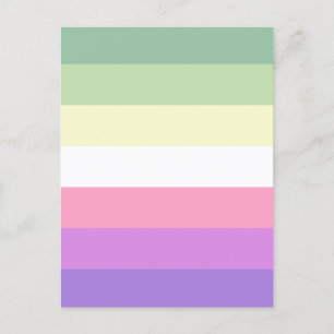 Genderfae Pride Flag Postcard