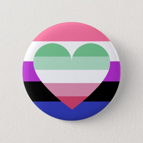 Genderfluid Abrosexual Pride Button