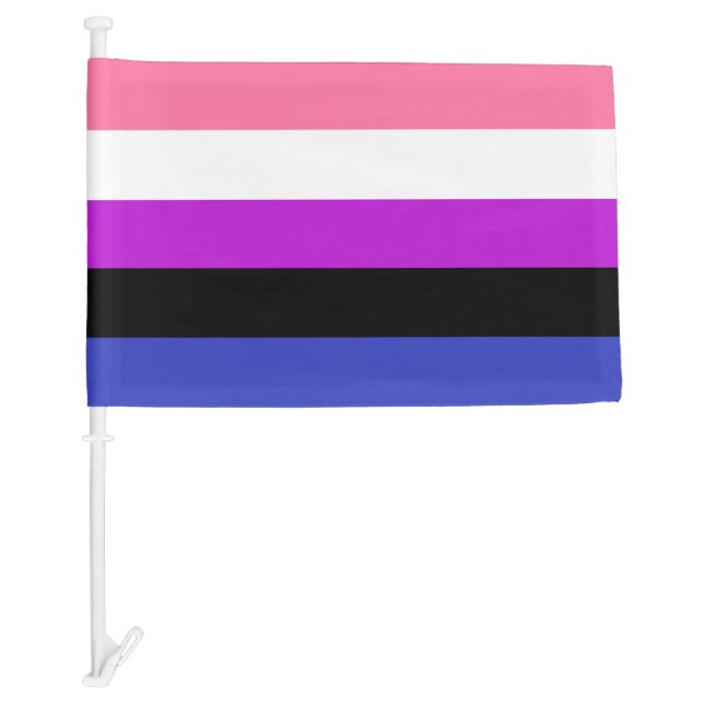 Genderfluid Car Flag (Front)