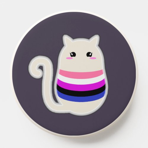 Genderfluid Cat PopSocket