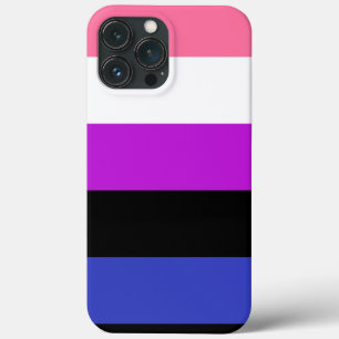 GenderFluid colors Flag Case-Mate iPhone Case