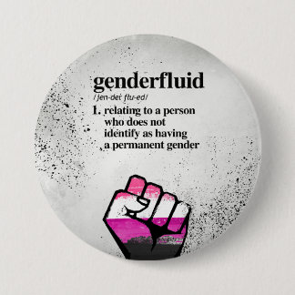 Genderfluid Definition - Defined LGBTQ Terms - Button