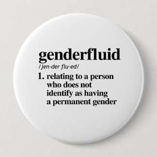 Genderfluid Definition - Defined LGBTQ Terms - Pinback Button