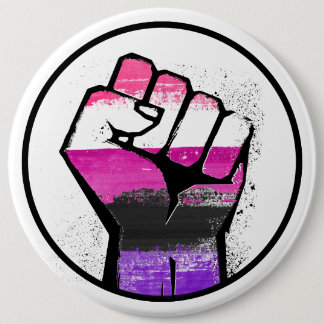 GENDERFLUID FIST BUTTON