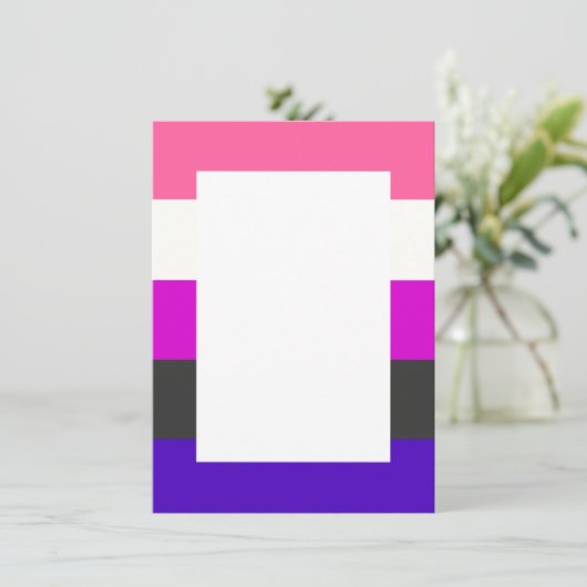 Genderfluid flag (Standing Front)