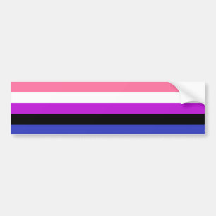 Genderfluid Flag Bumper Sticker