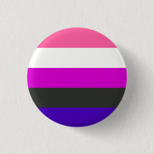 Genderfluid flag button