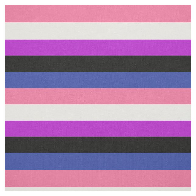 Genderfluid Flag Fabric (Swatch)