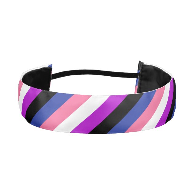 Genderfluid Flag Headband (Front)