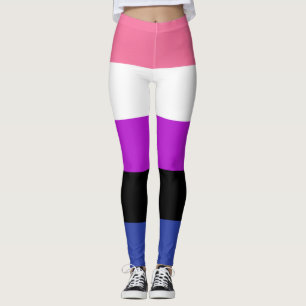 Genderfluid Flag Leggings