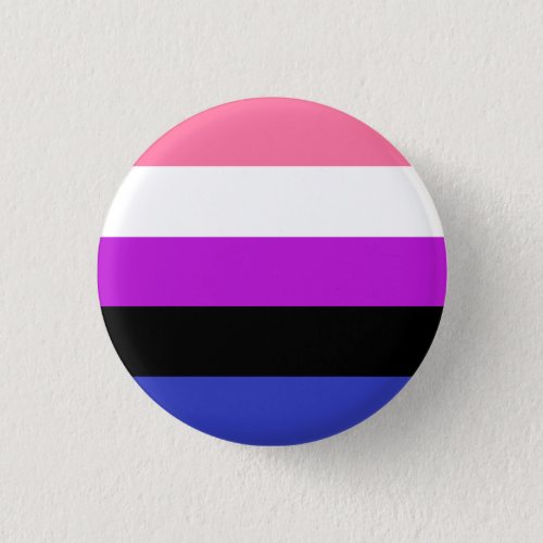Genderfluid Flag LGBT  Button