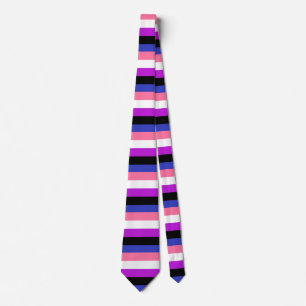 Genderfluid Flag Neck Tie