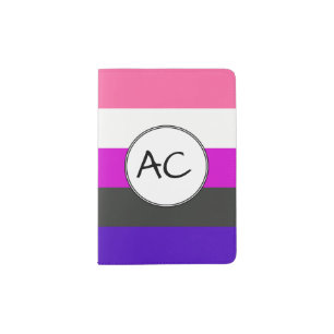 Genderfluid Flag Passport Holder