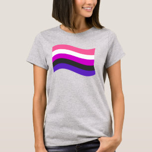 GENDERFLUID FLAG WAVING T-Shirt