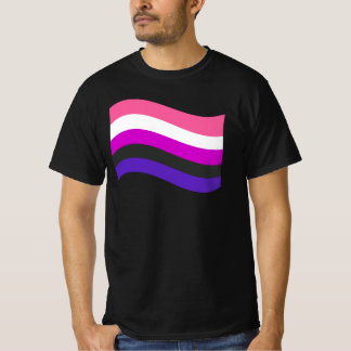GENDERFLUID FLAG WAVING T-Shirt