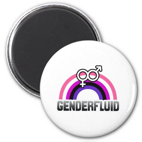 Genderfluid Gender Symbol Magnet