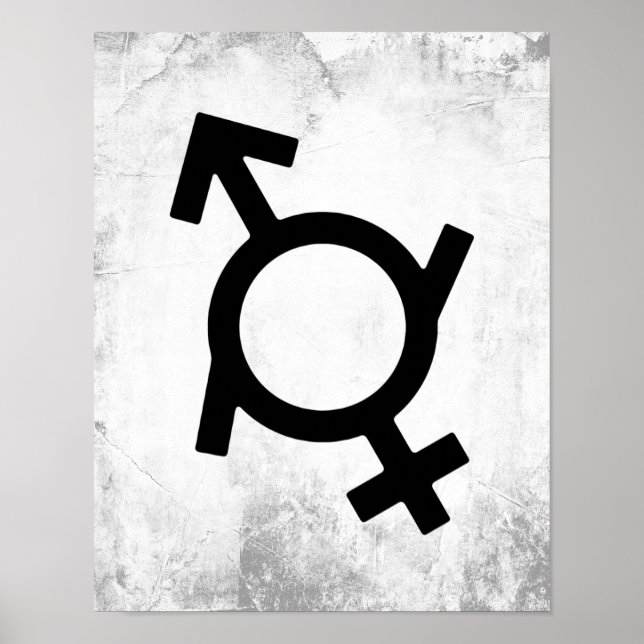 Genderfluid Gender Symbol Poster (Front)
