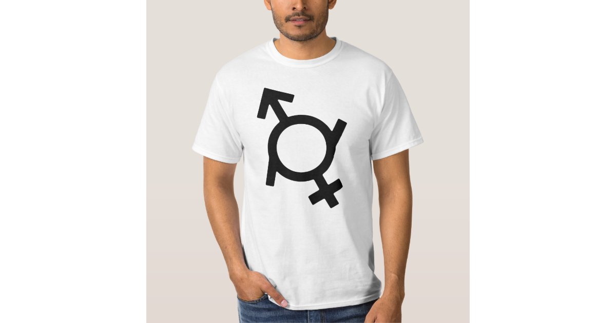 Genderfluid Gender Symbol T Shirt Zazzle