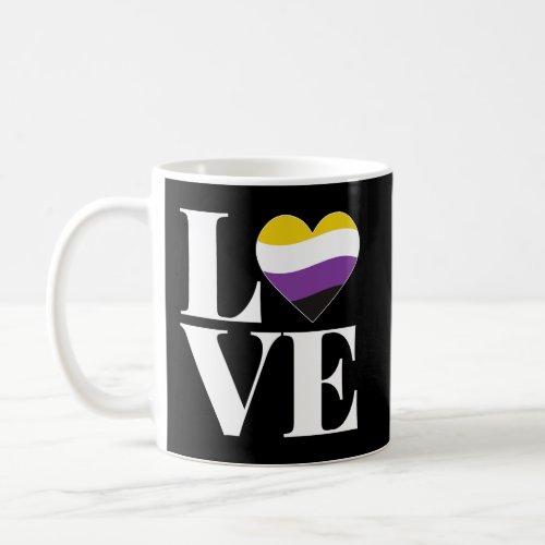 Genderfluid Love Agender Gift For Non_Binary Pri Coffee Mug