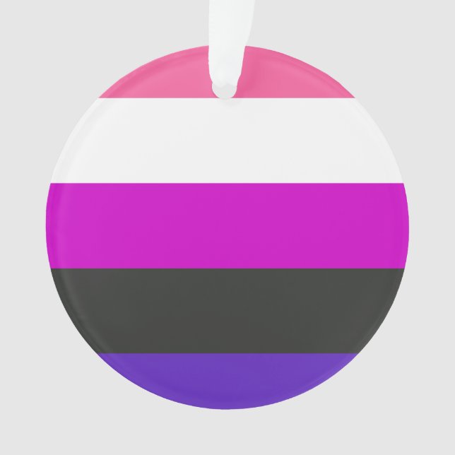 Genderfluid Ornament (Front)