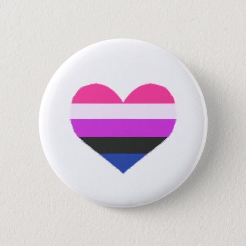 Genderfluid Pride Badge Button