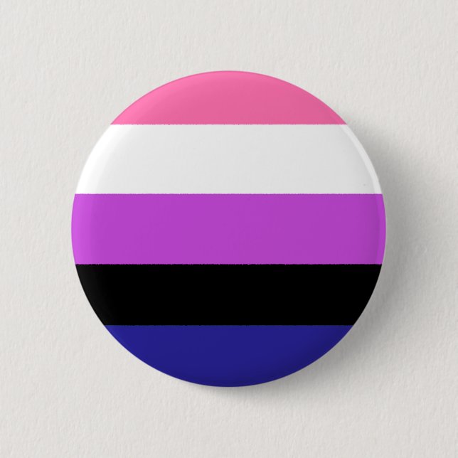 Genderfluid pride button (Front)