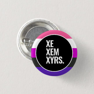 Genderfluid Pride Button
