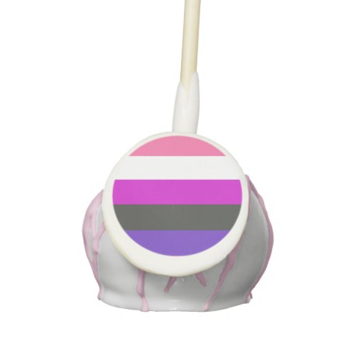 Genderfluid Pride Cake Pops