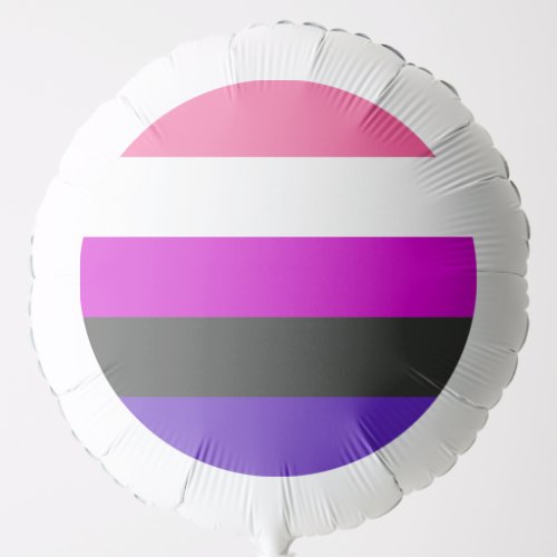 Genderfluid Pride Flag Balloon