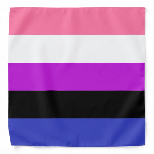 Genderfluid Pride Flag Bandana