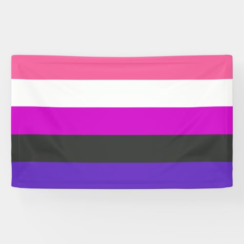 Genderfluid Pride Flag Banner