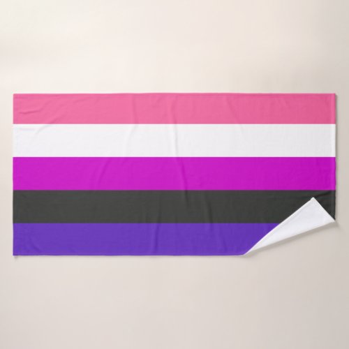 Genderfluid Pride Flag Bath Towel