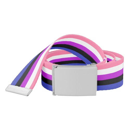 Genderfluid Pride Flag Belt