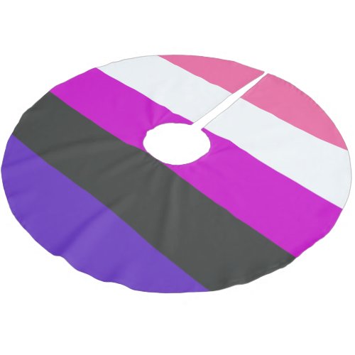 Genderfluid Pride Flag Brushed Polyester Tree Skirt