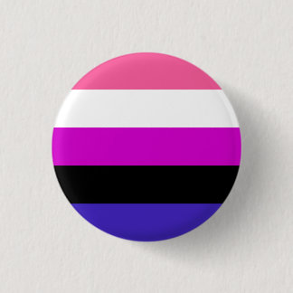 Genderfluid Pride Flag Button