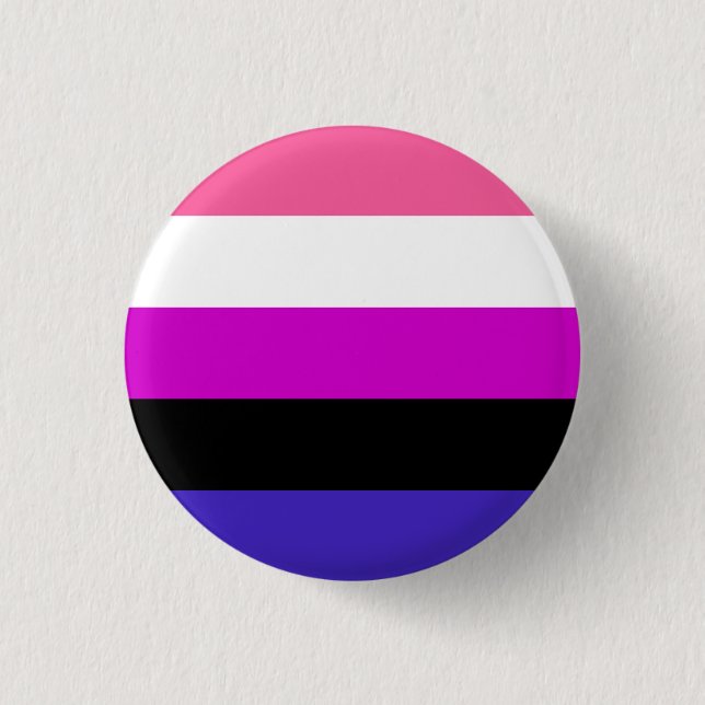 Genderfluid Pride Flag Button (Front)
