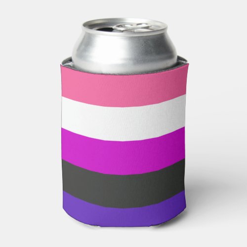 Genderfluid Pride Flag Can Cooler