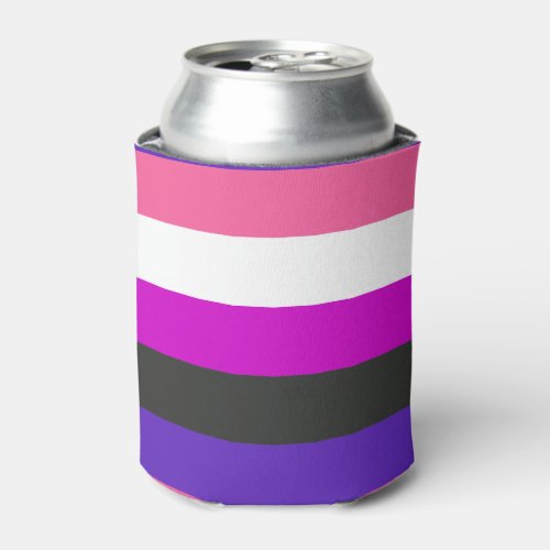 Genderfluid Pride Flag Can Cooler