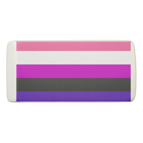 Genderfluid Pride Flag Eraser