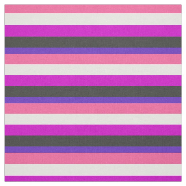 GENDERFLUID PRIDE FLAG FABRIC (Swatch)