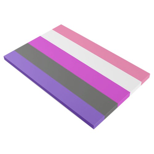 Genderfluid Pride Flag Gallery Wrap