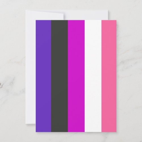Genderfluid Pride Flag Holiday Card