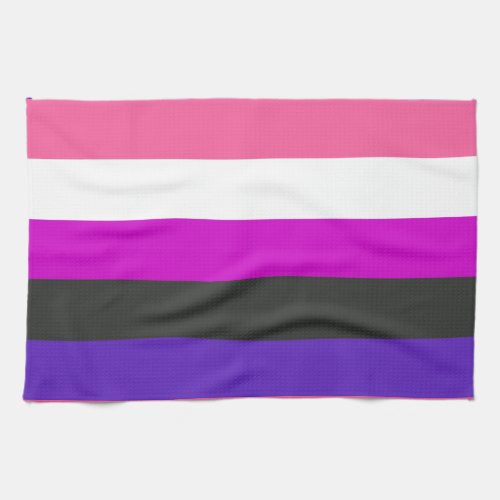 Genderfluid Pride Flag Kitchen Towel