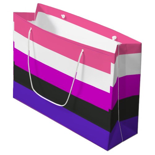 Genderfluid Pride Flag Large Gift Bag