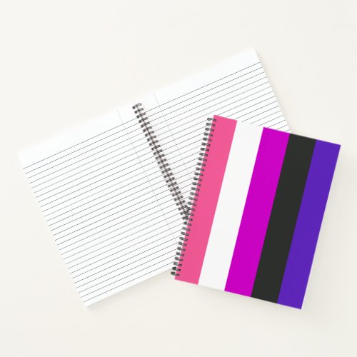 Genderfluid Pride Flag Notebook