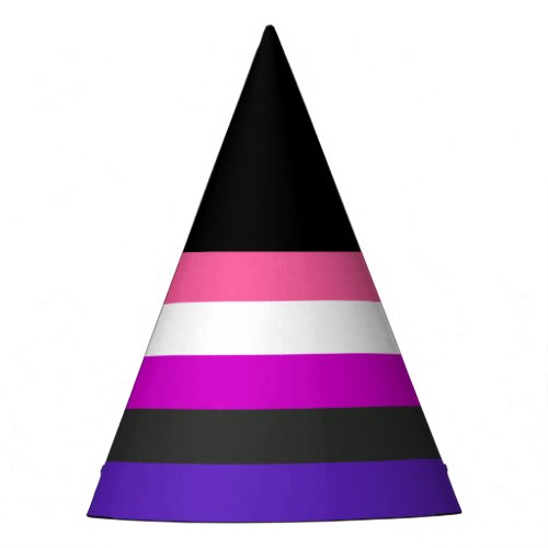 Genderfluid Pride Flag Party Hat