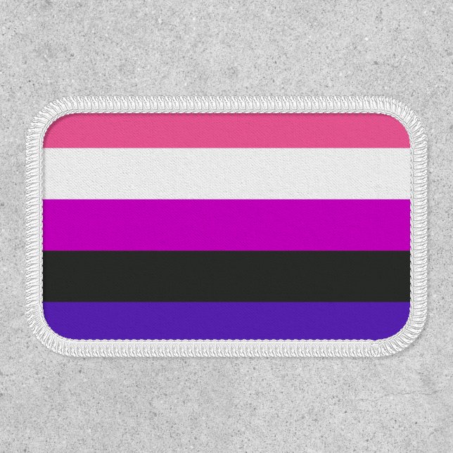 Genderfluid Pride Flag Patch (Front)